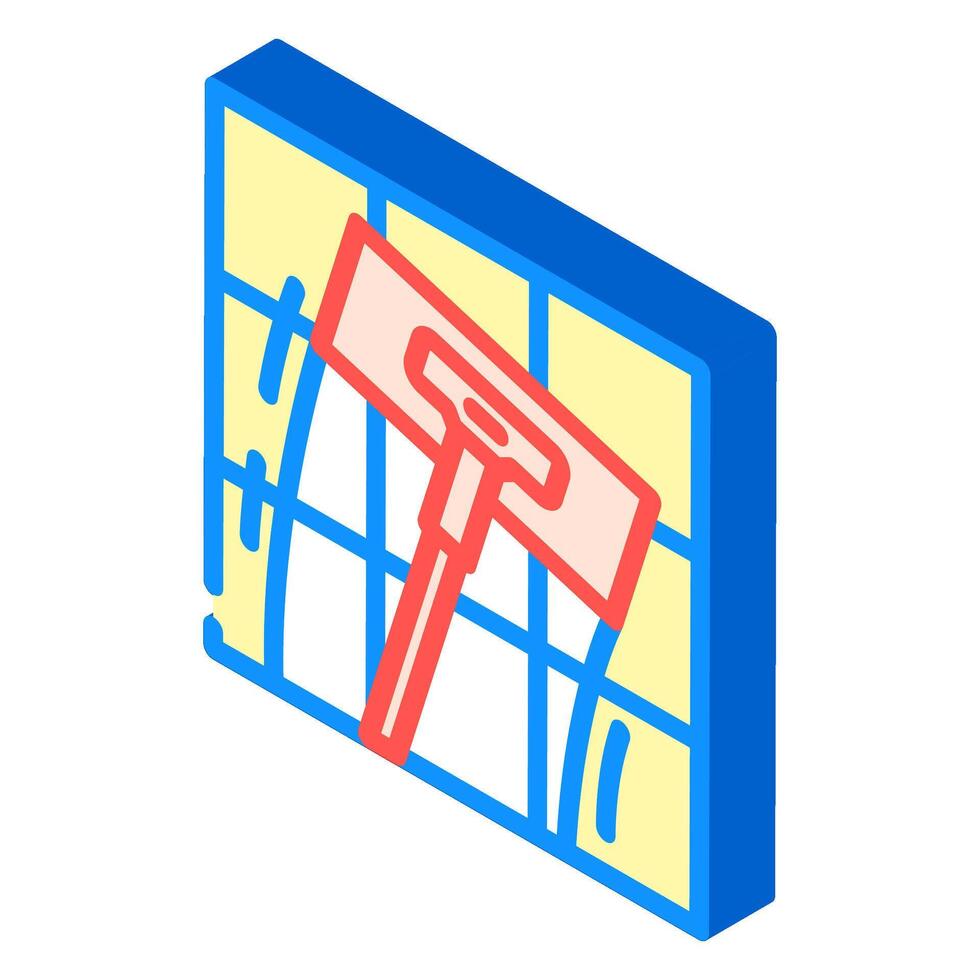 tile cleaning bleach isometric icon illustration vector