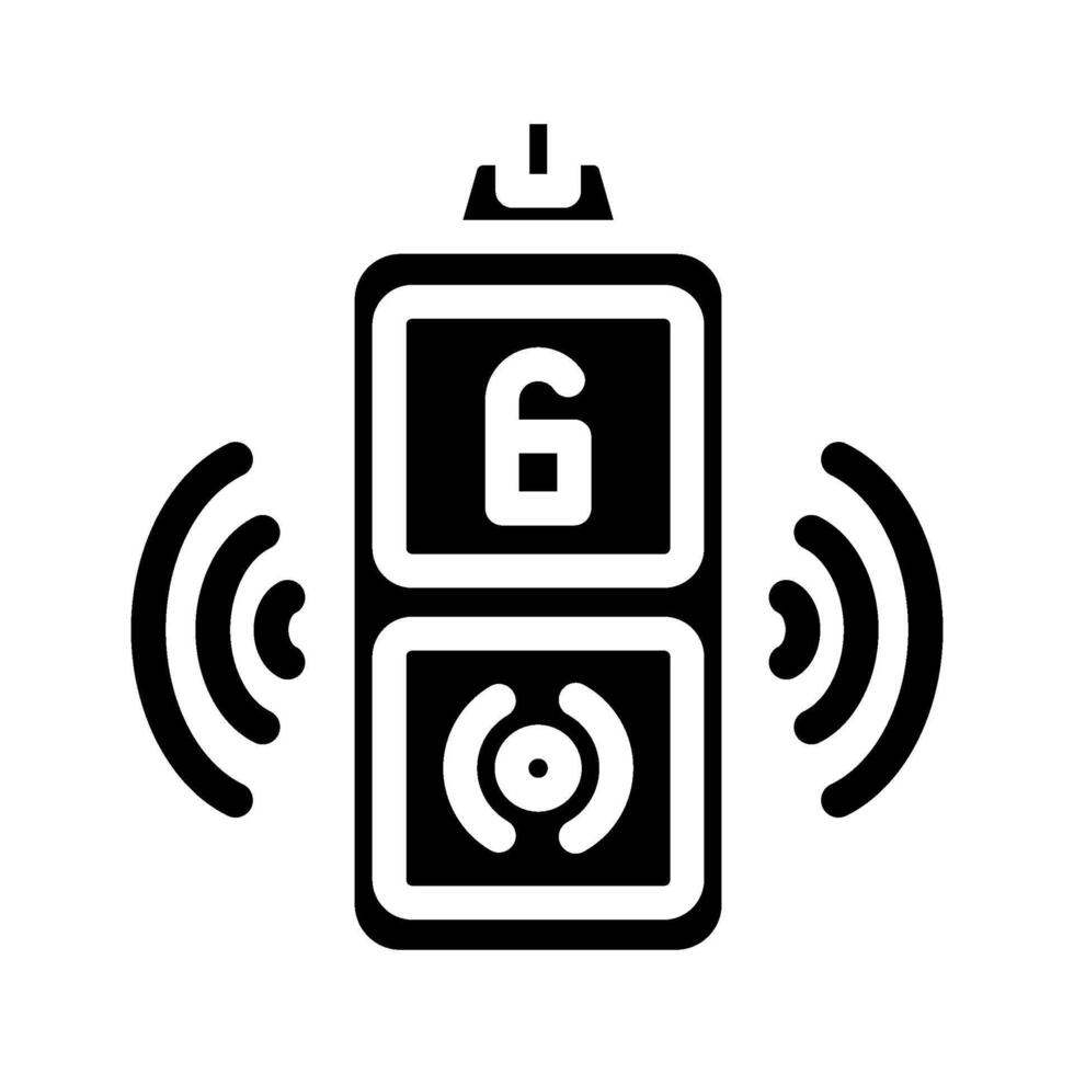 key finder accessory glyph icon illustration vector