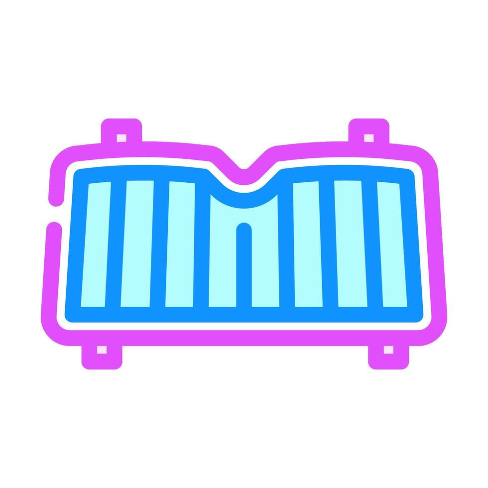 sunshade accessory color icon illustration vector