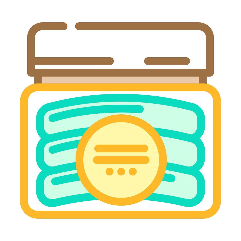 clay bar car care color icon illustration vector