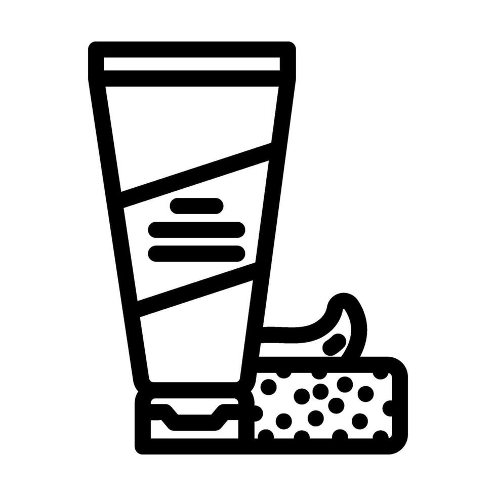 scratch remover car care line icon illustration vector