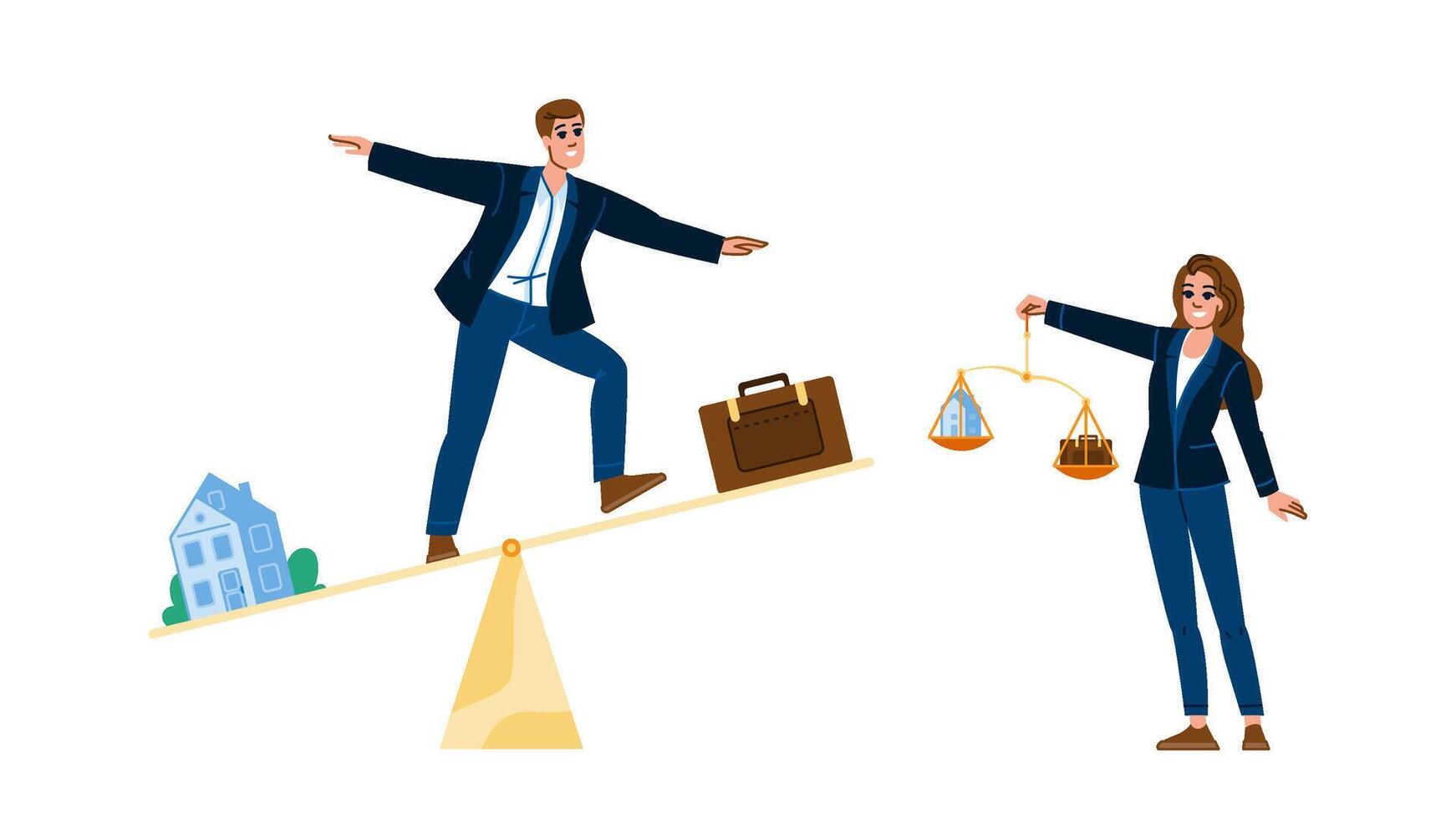 sustainability business balance vector