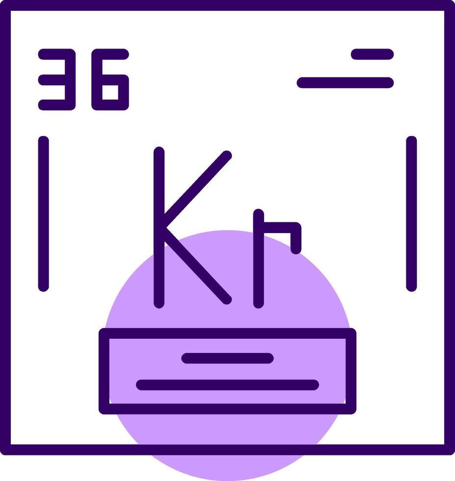 Keypton Outline Style Icon vector