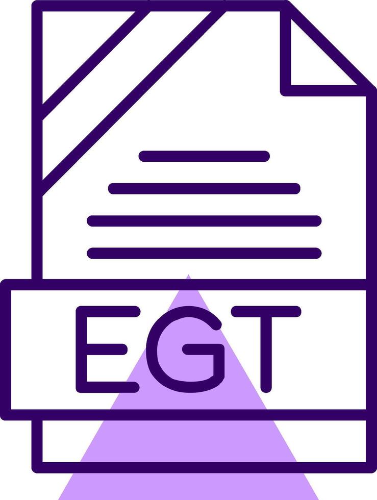 EGT Outline Style Icon vector