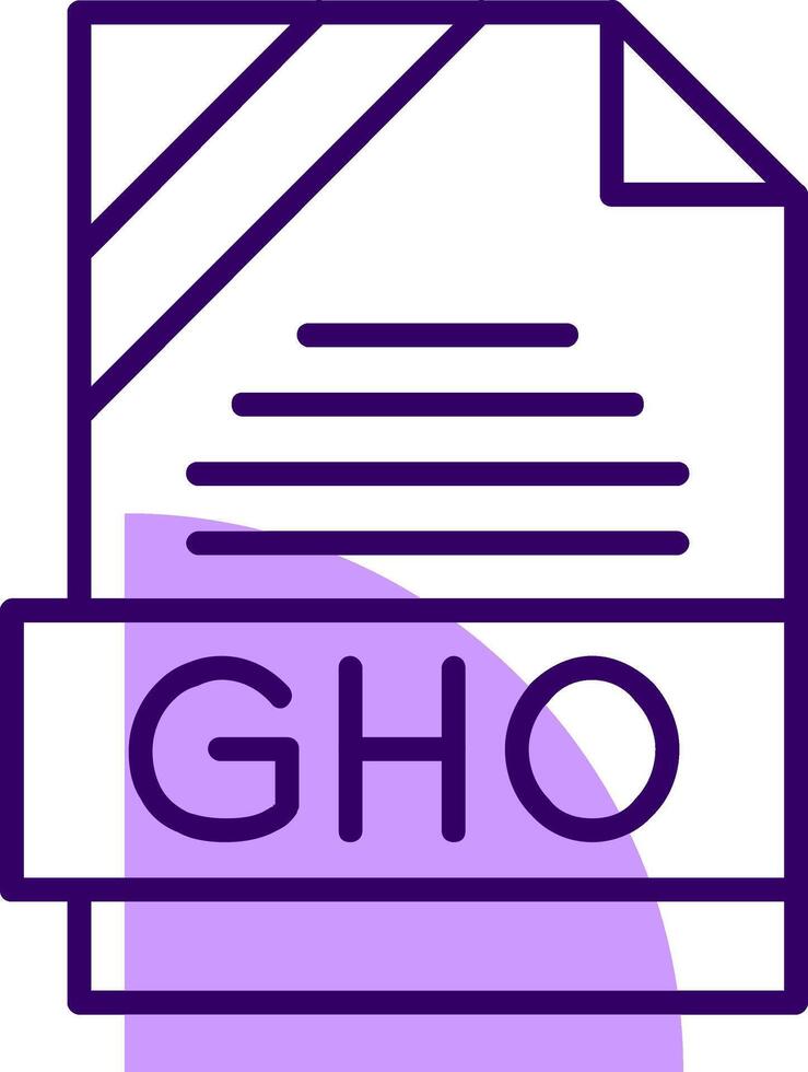 GHO Outline Style Icon vector