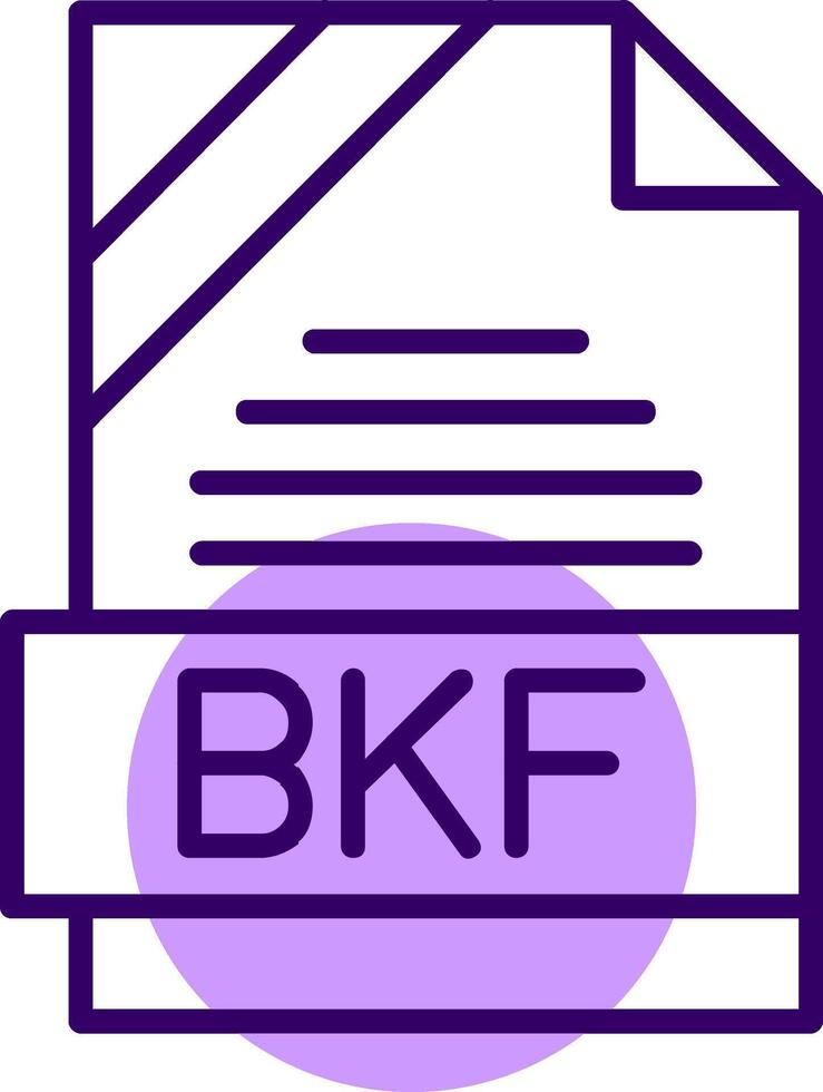 BKF Outline Style Icon vector