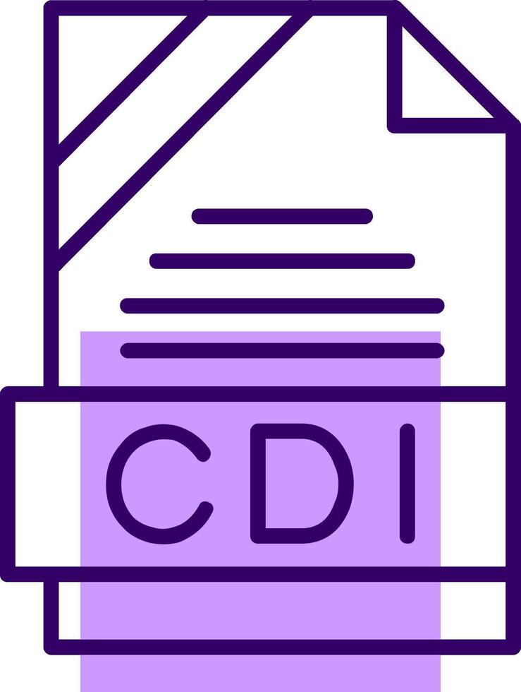 CDI Outline Style Icon vector