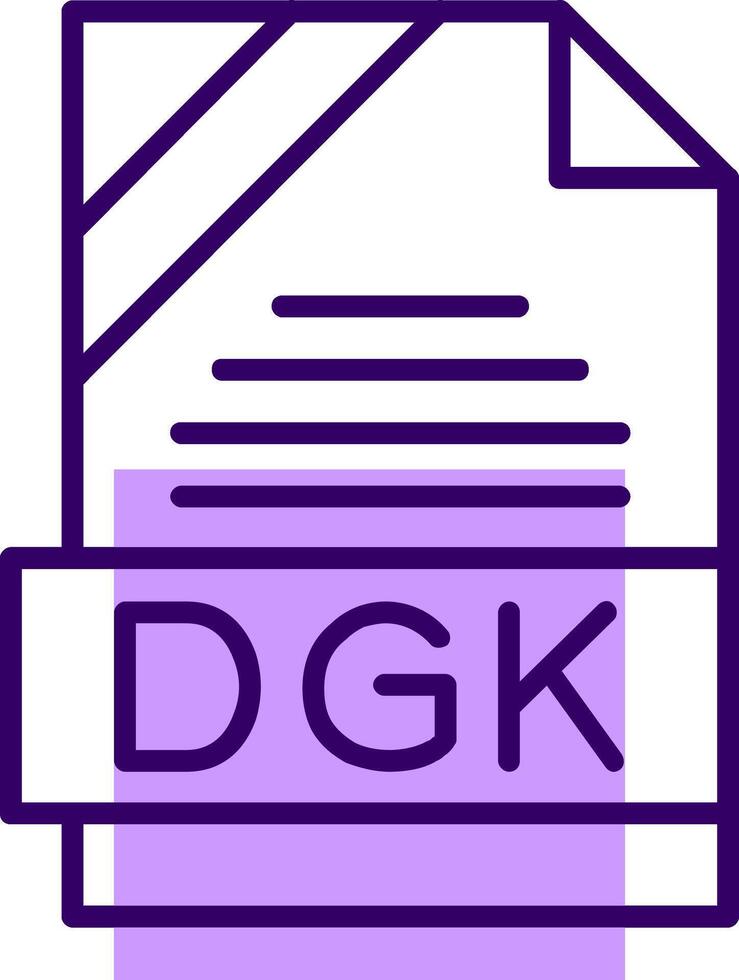 DGK Outline Style Icon vector