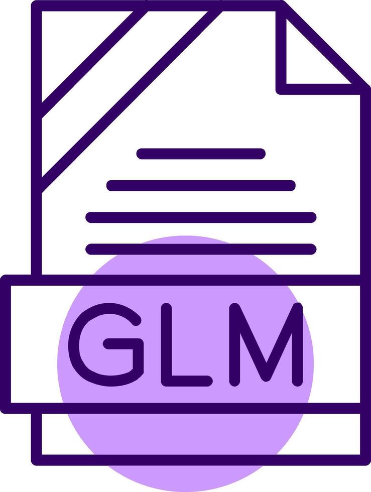 GLM Outline Style Icon vector