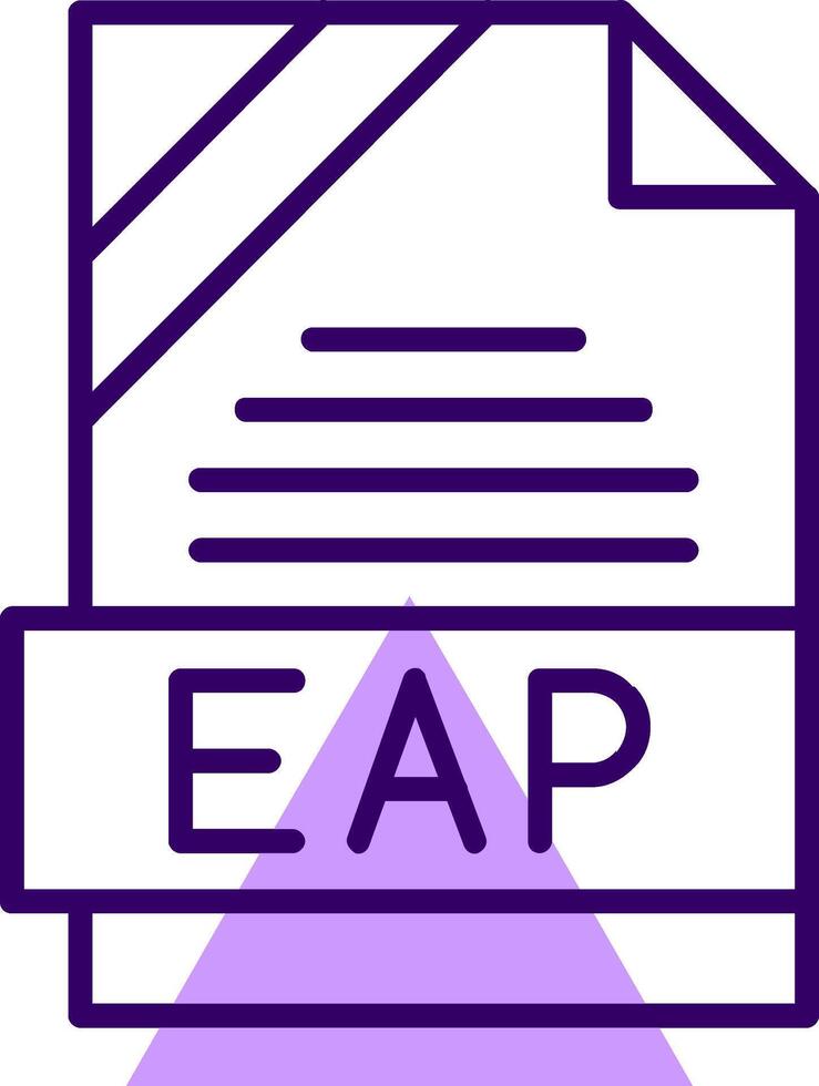 EAP Outline Style Icon vector