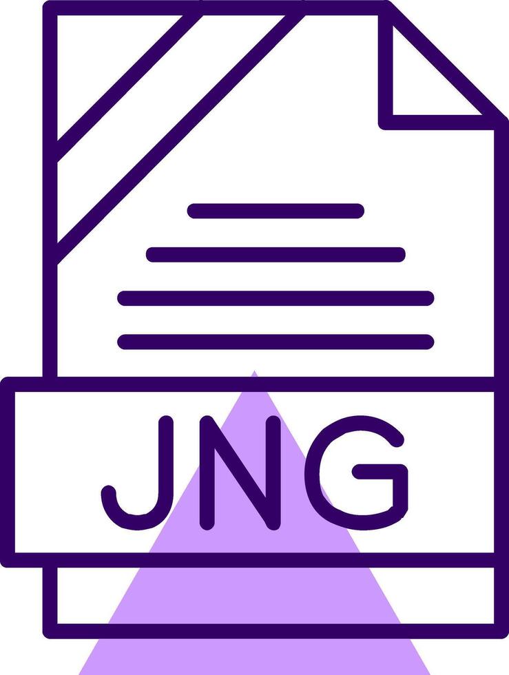 JNG Outline Style Icon vector