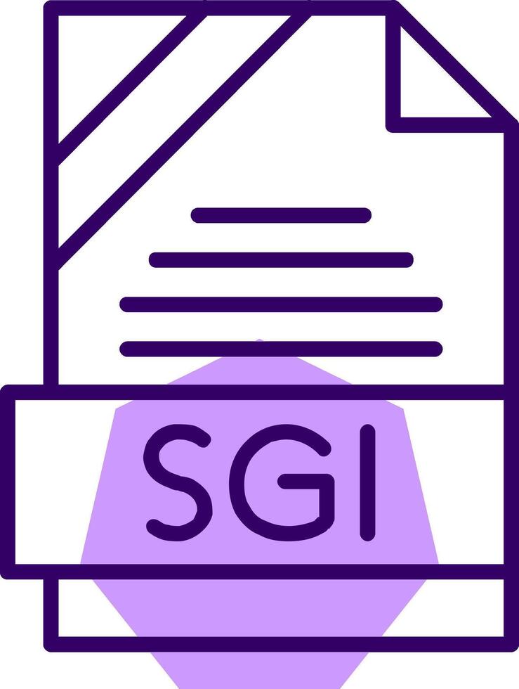 SGI Outline Style Icon vector