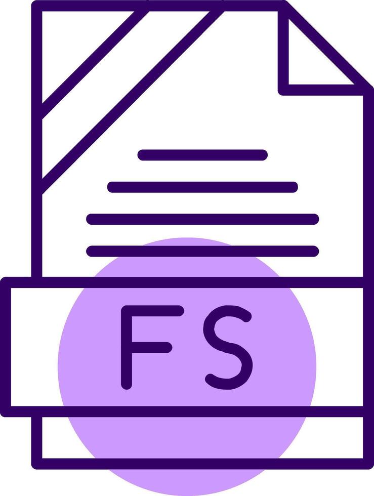 FS Outline Style Icon vector