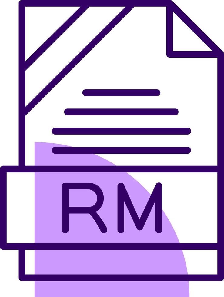 RM Outline Style Icon vector