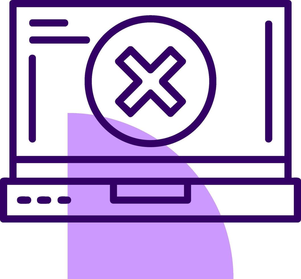 Close Outline Style Icon vector