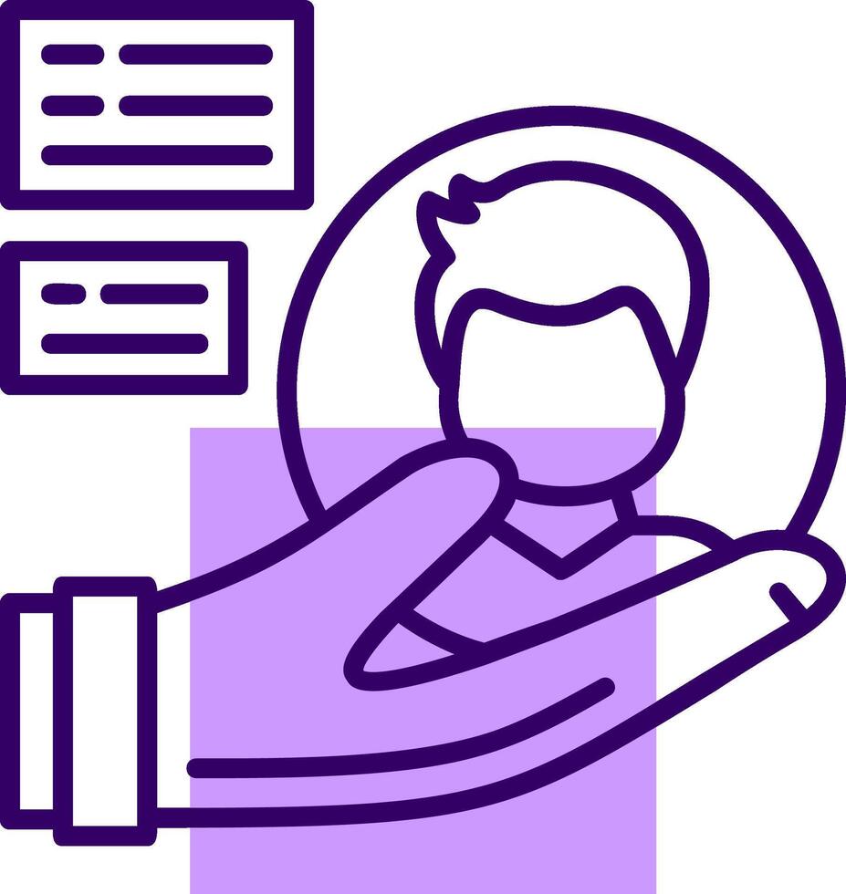 Inclusion Outline Style Icon vector