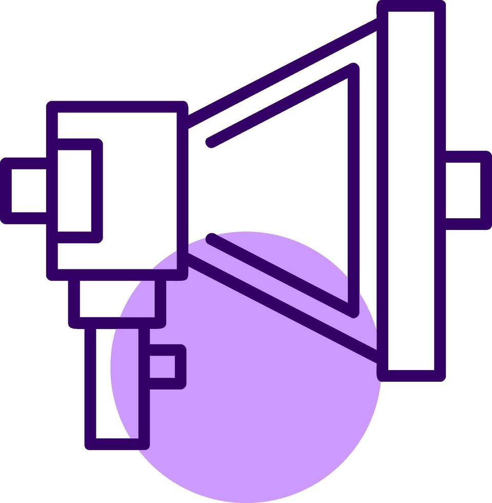 Megaphone Outline Style Icon vector