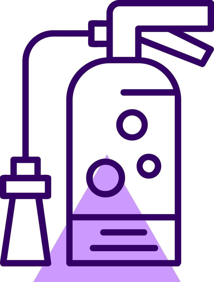 Fire extinguisher Outline Style Icon vector