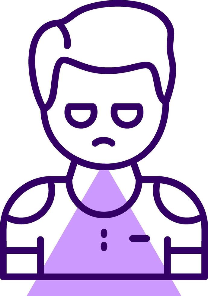 Gloom Outline Icon Style vector