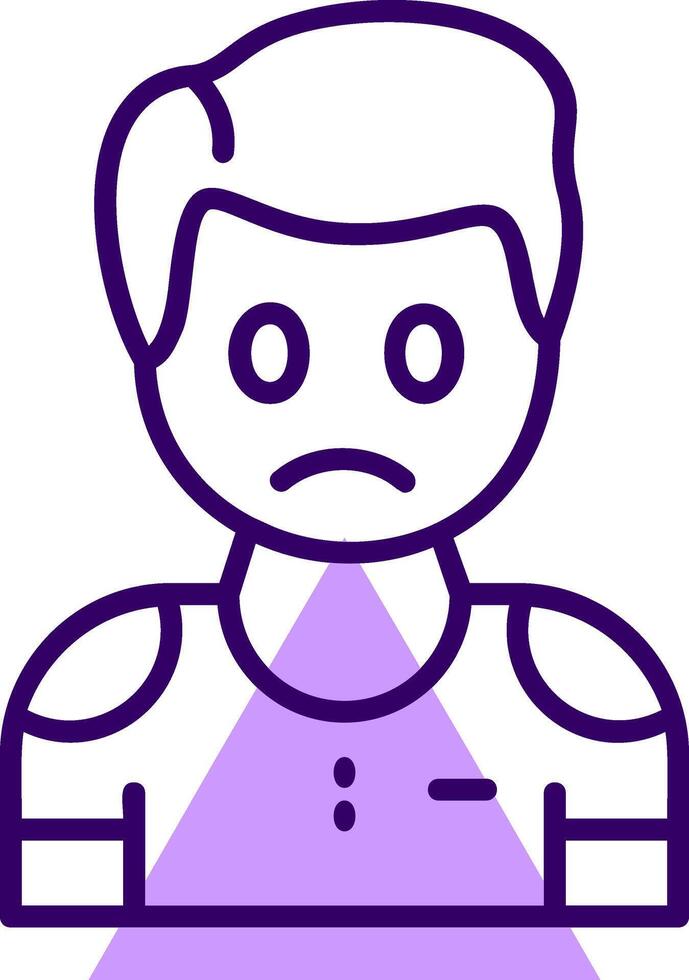 Yearning Outline Icon Style vector