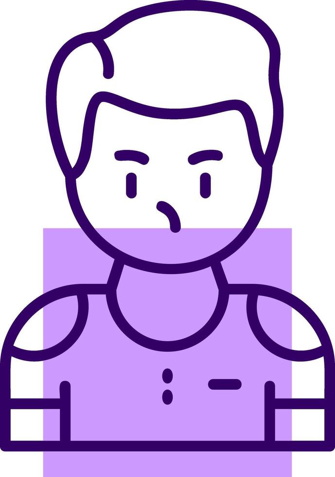 Adoration Outline Icon Style vector