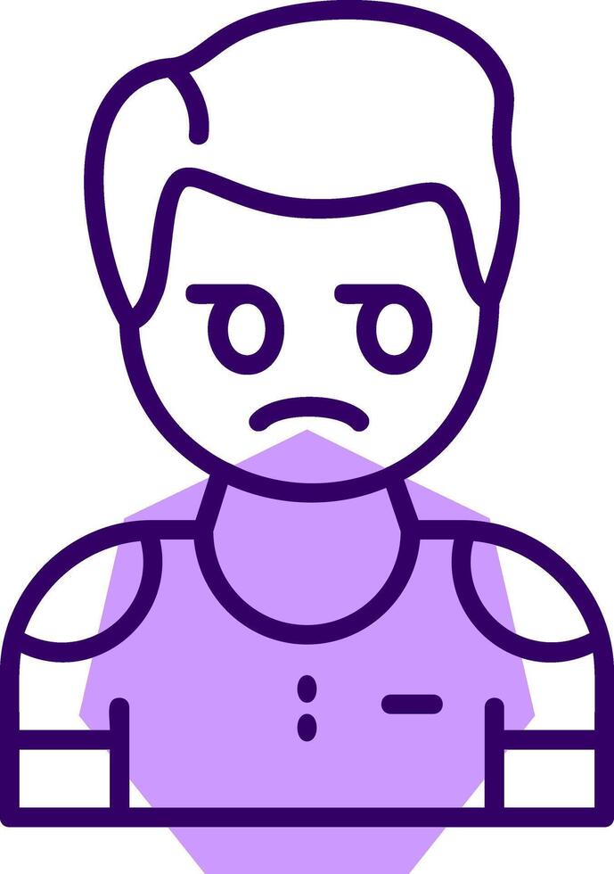 Cynicism Outline Icon Style vector