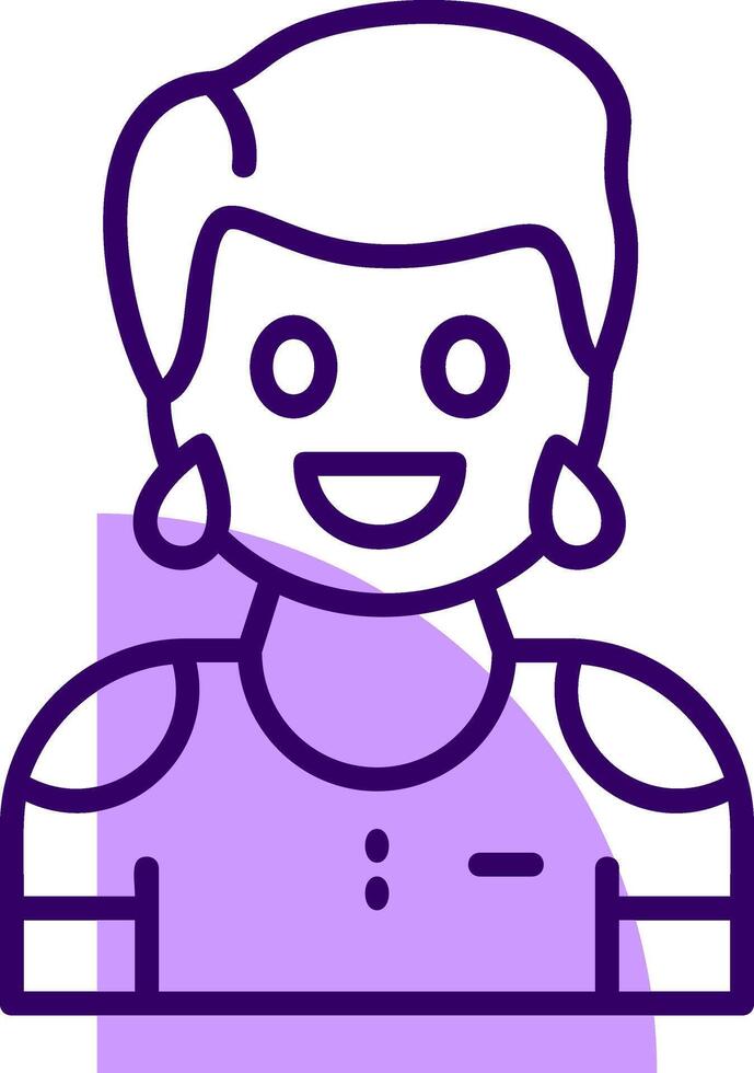 Jubilation Outline Icon Style vector
