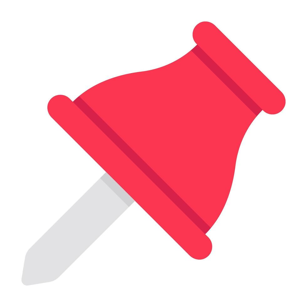 An icon design of location pin vector