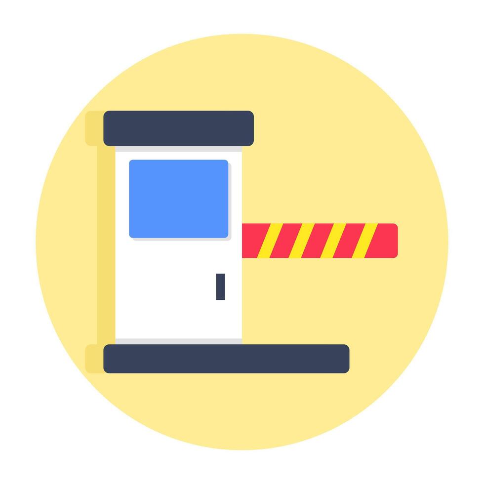 A beautiful design icon of checkpost vector