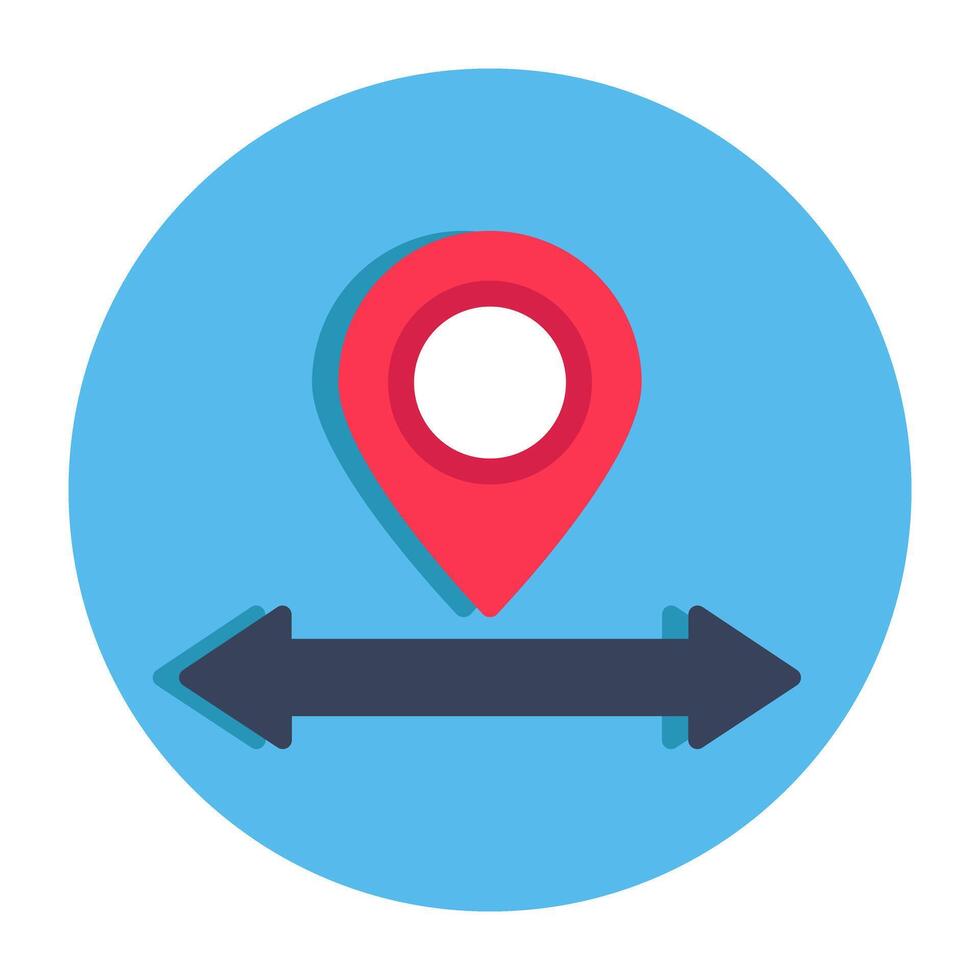Perfect design icon of location vector