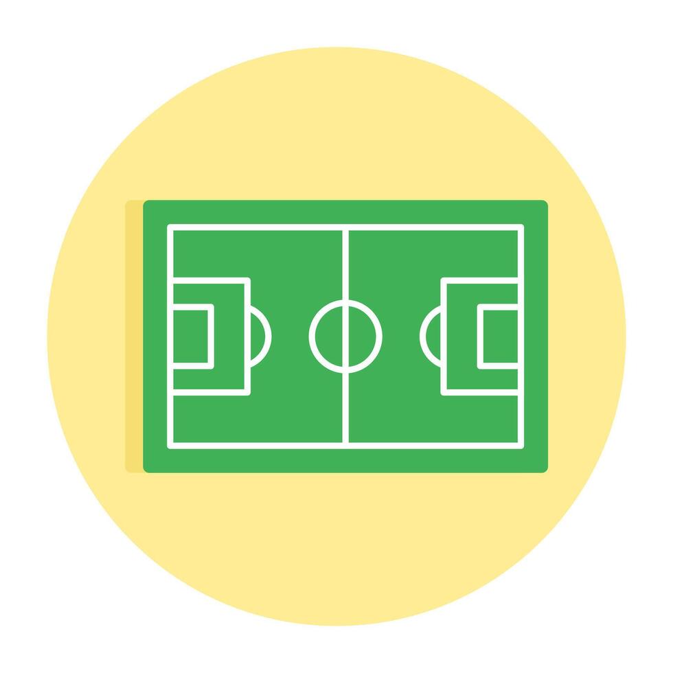 A perfect design icon of hockey pitch vector