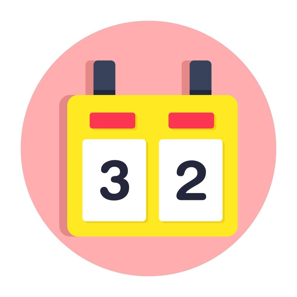 Scoreboard icon in colored design vector