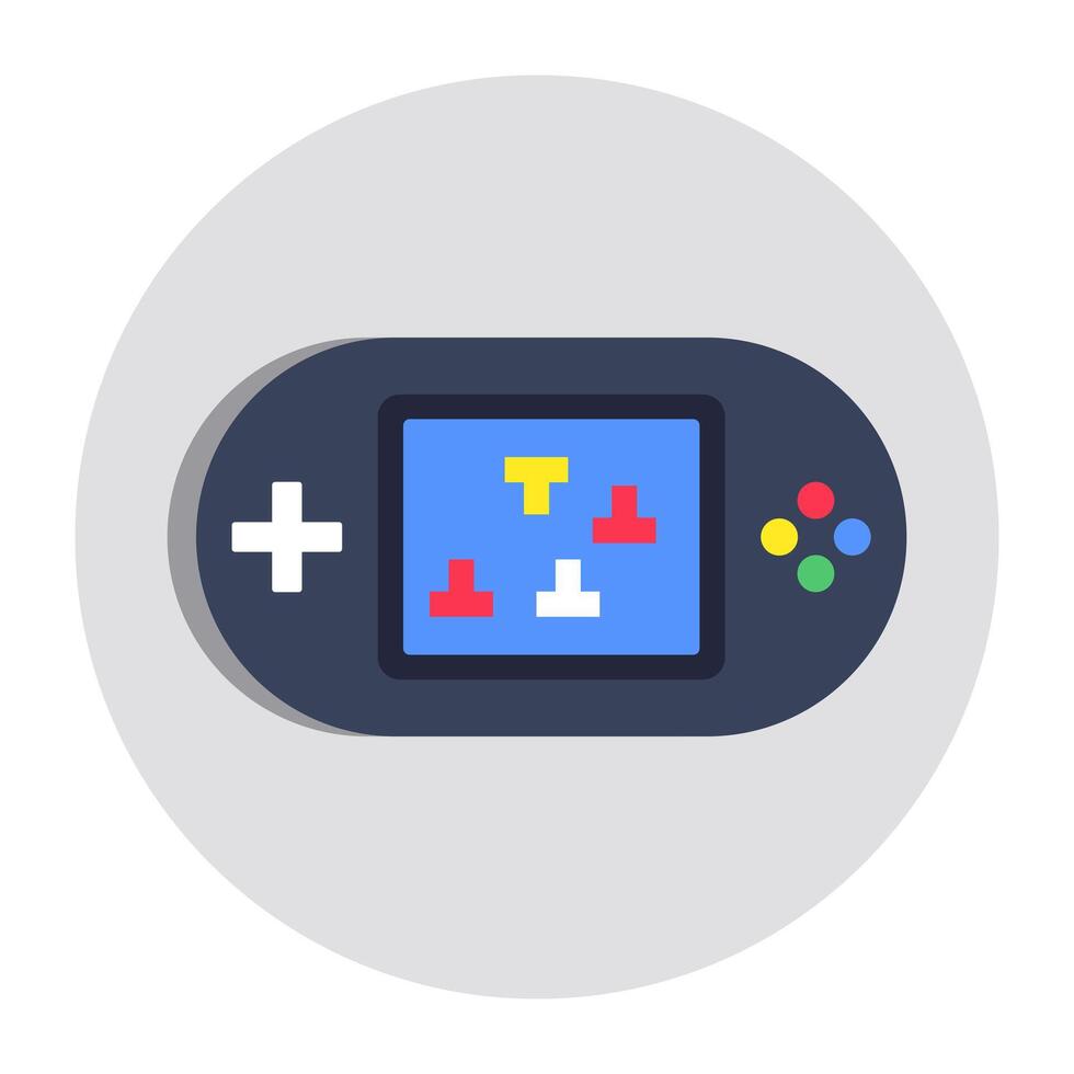 Modern design icon of gamepad vector