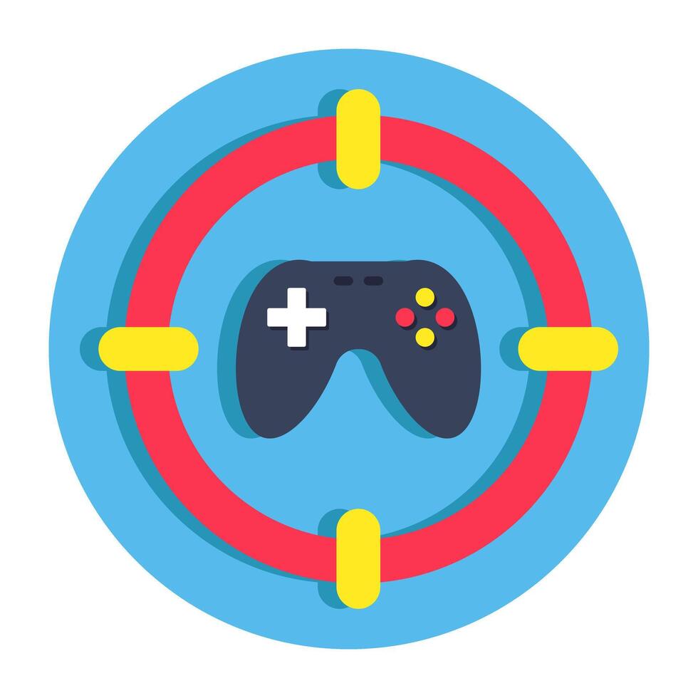 Modern design icon of gamepad vector