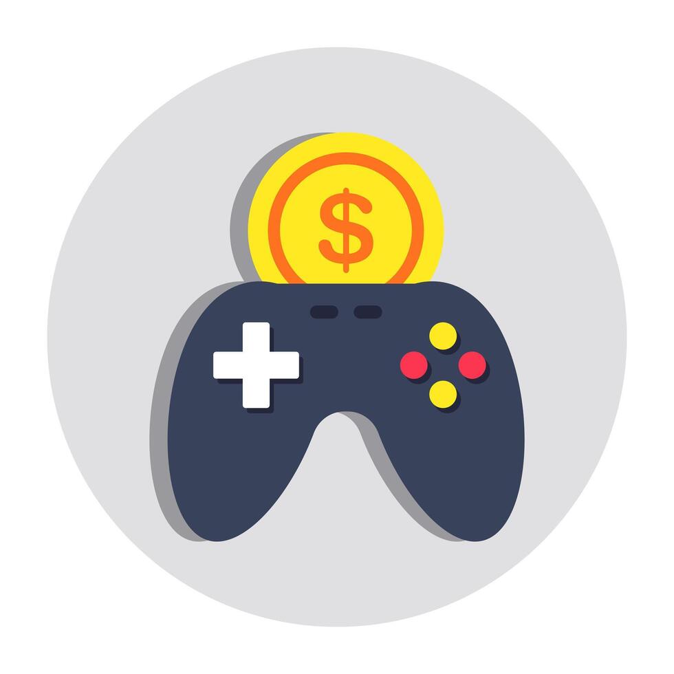 Modern design icon of play to earn vector