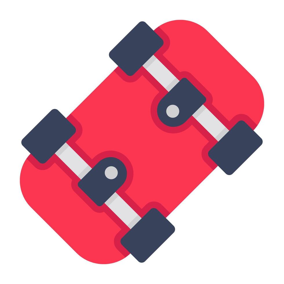 An icon design of skateboard vector