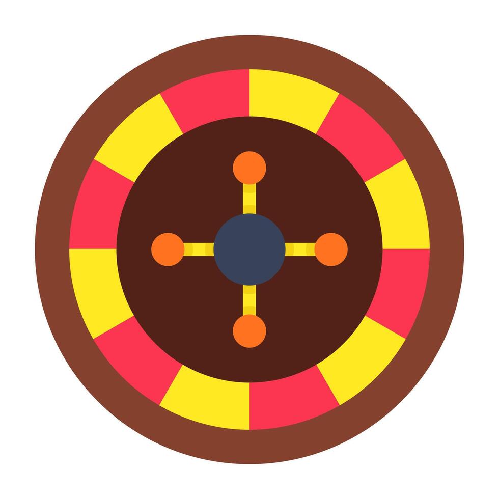 Premium download icon of fortune wheel vector