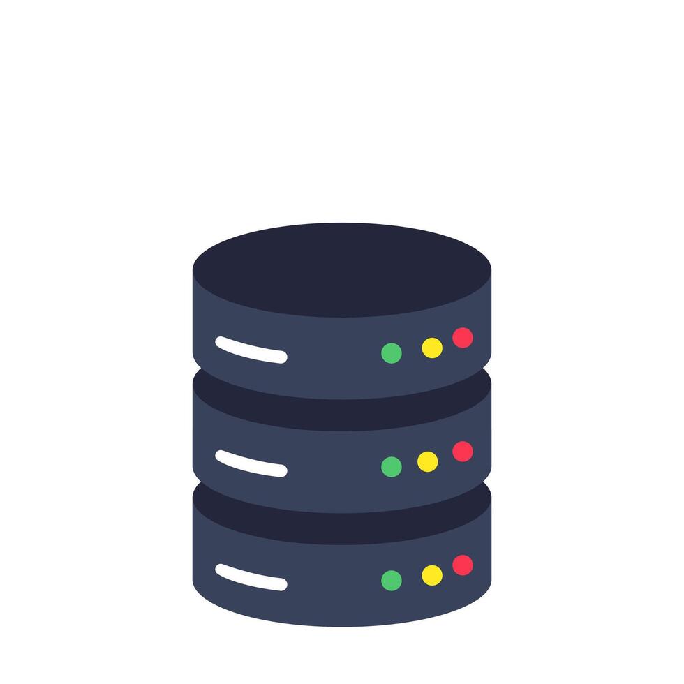 An icon design of database vector