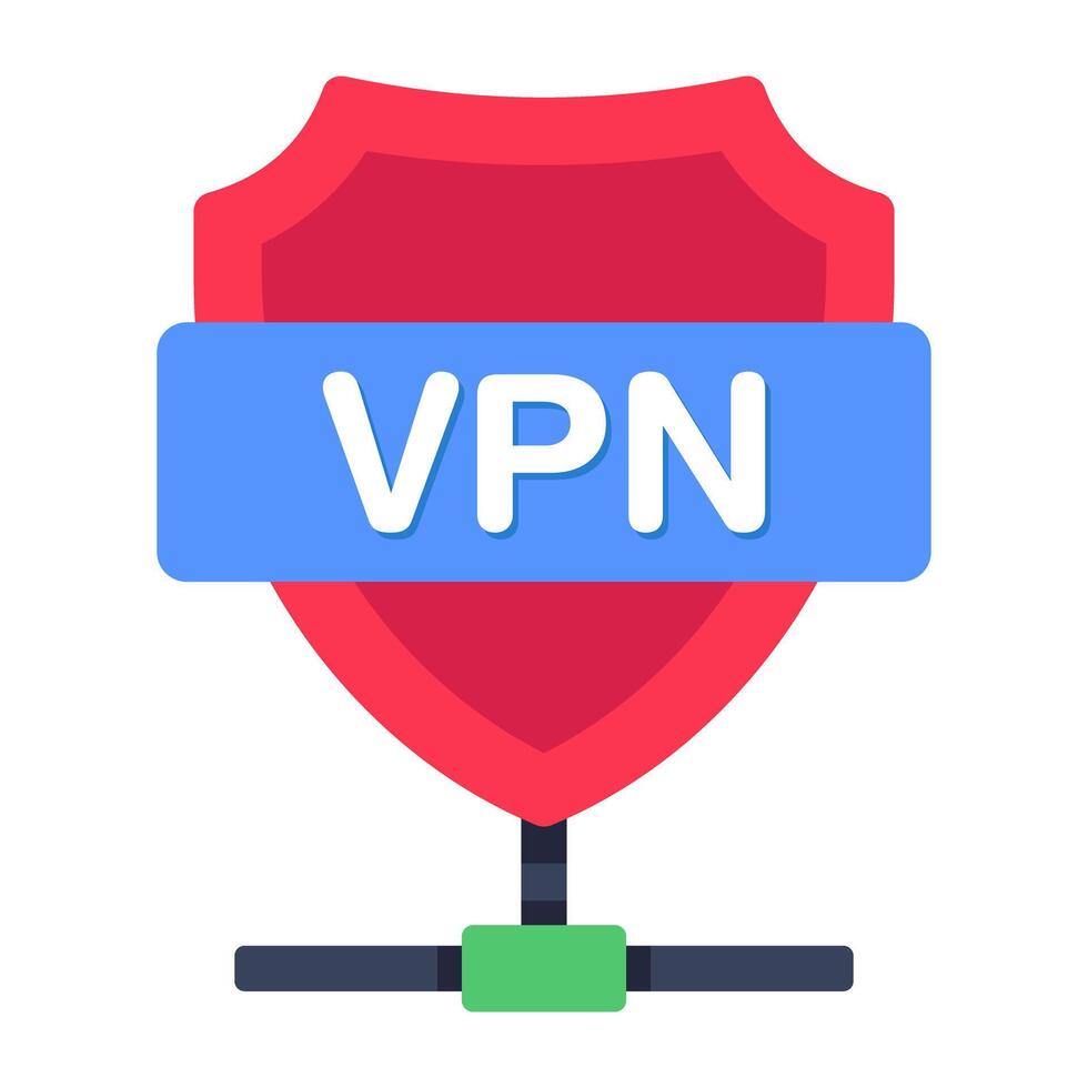 Premium design icon of vpn vector
