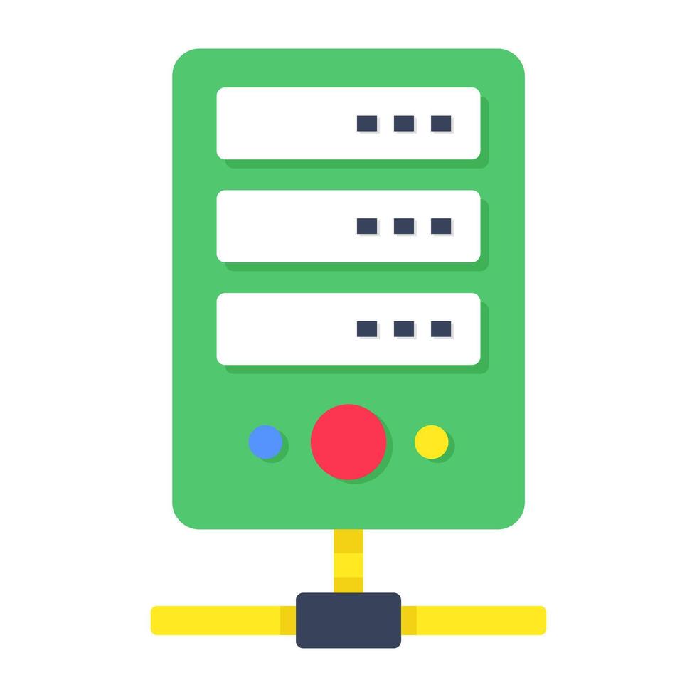 A trendy design icon of server vector