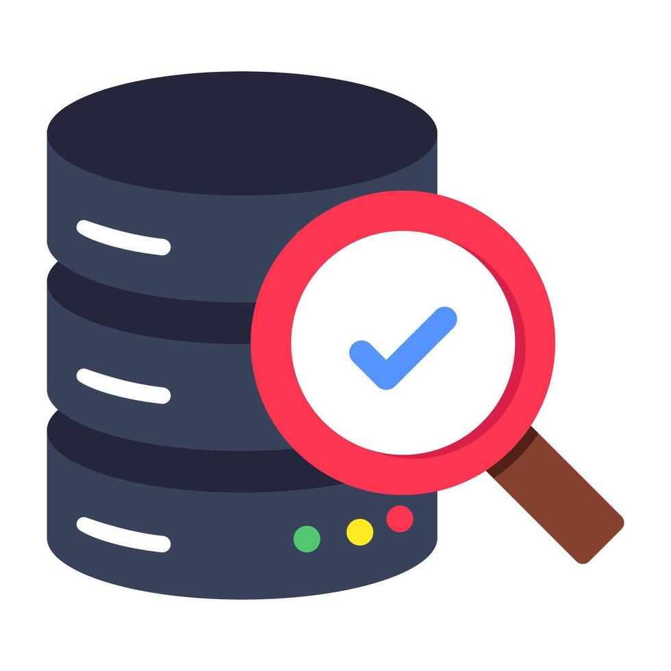 An icon design of database monitoring 54193845 Vector Art at Vecteezy