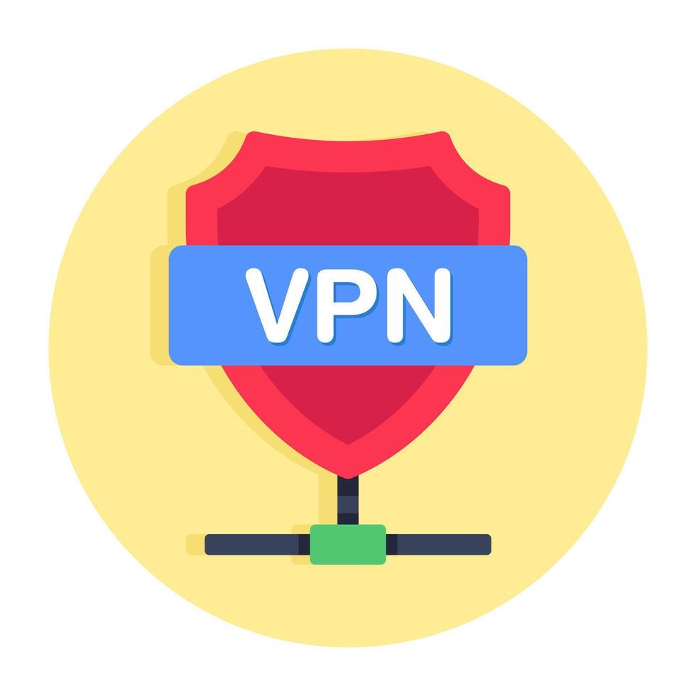 Premium design icon of vpn vector