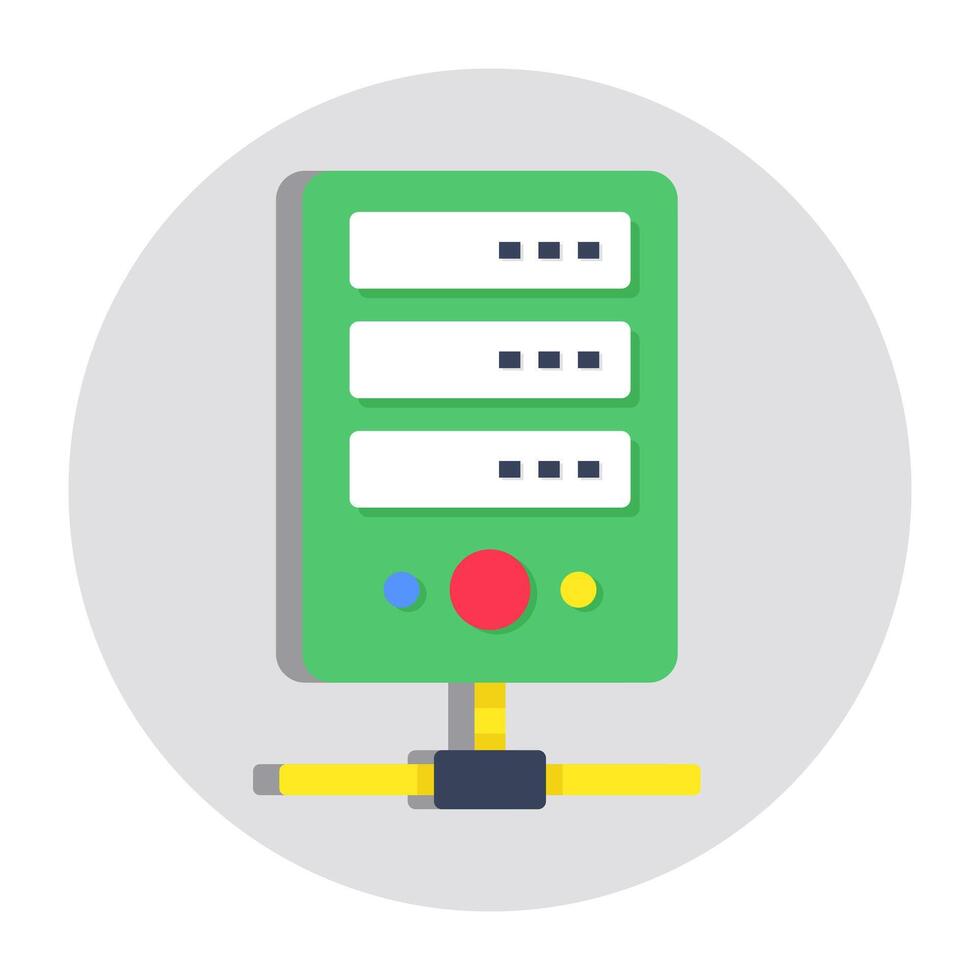 A trendy design icon of server vector