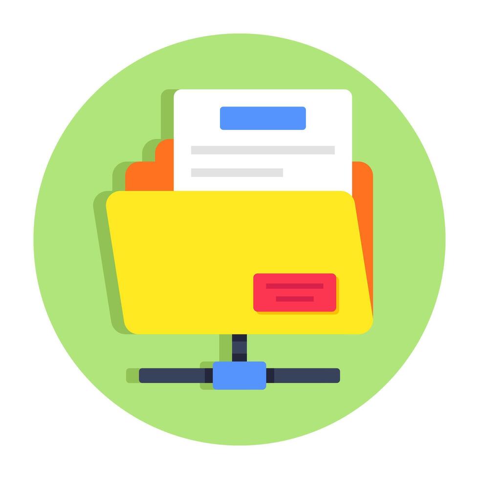 Premium design icon of folder vector