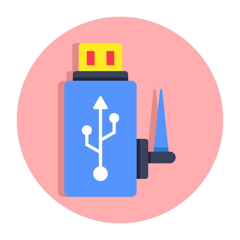 Premium design icon of usb vector