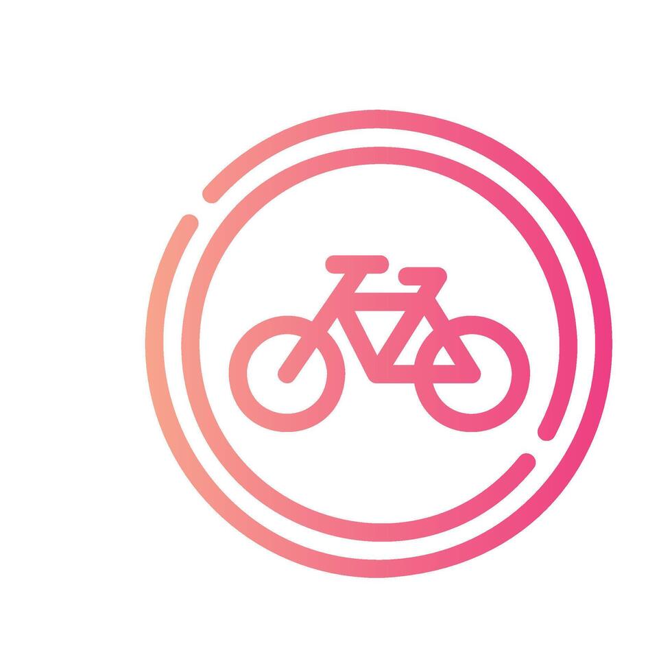 slope Line Gradient Icon White Background vector