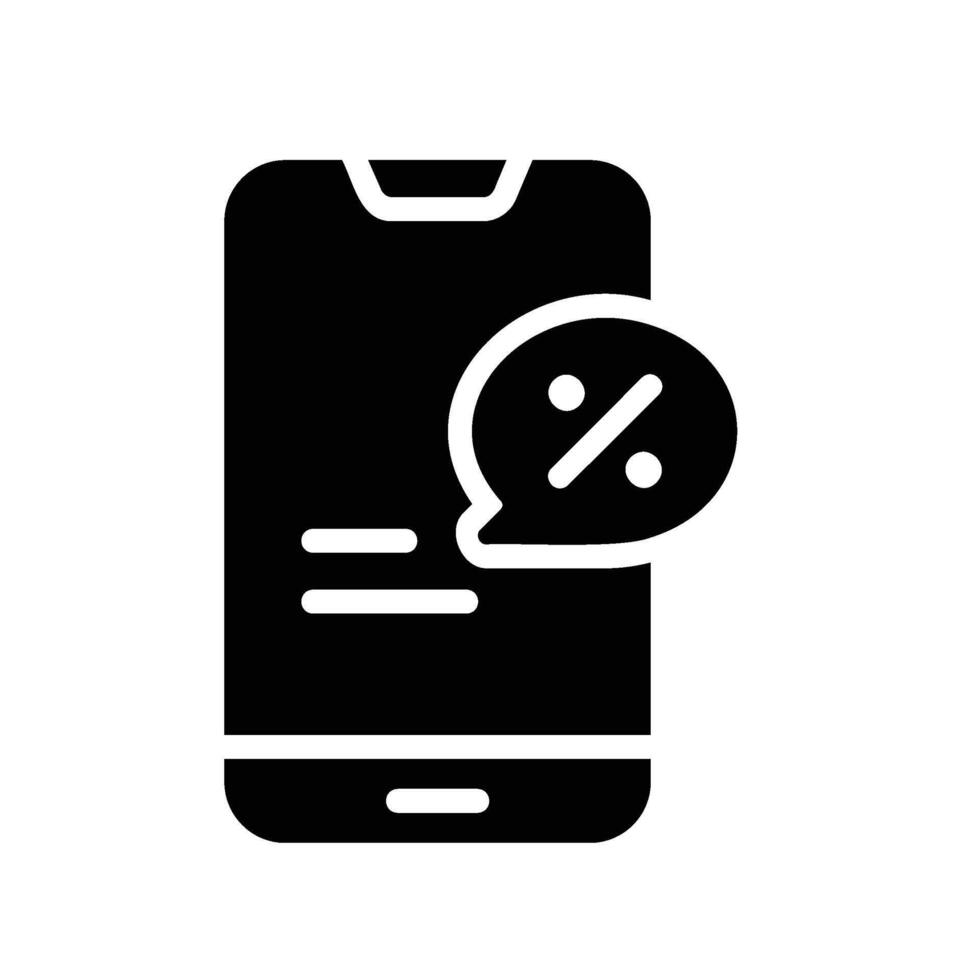 phone call Glyph Icon White Background vector
