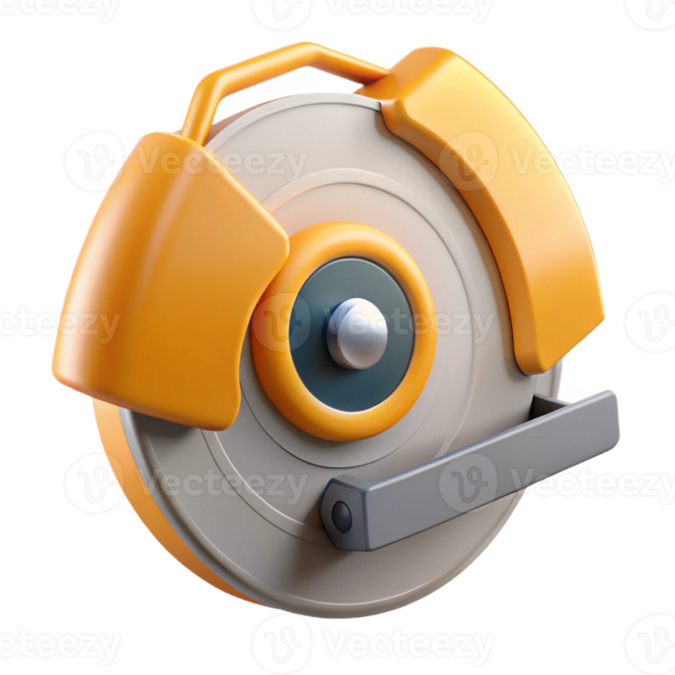 3D Render of Circular Saw png