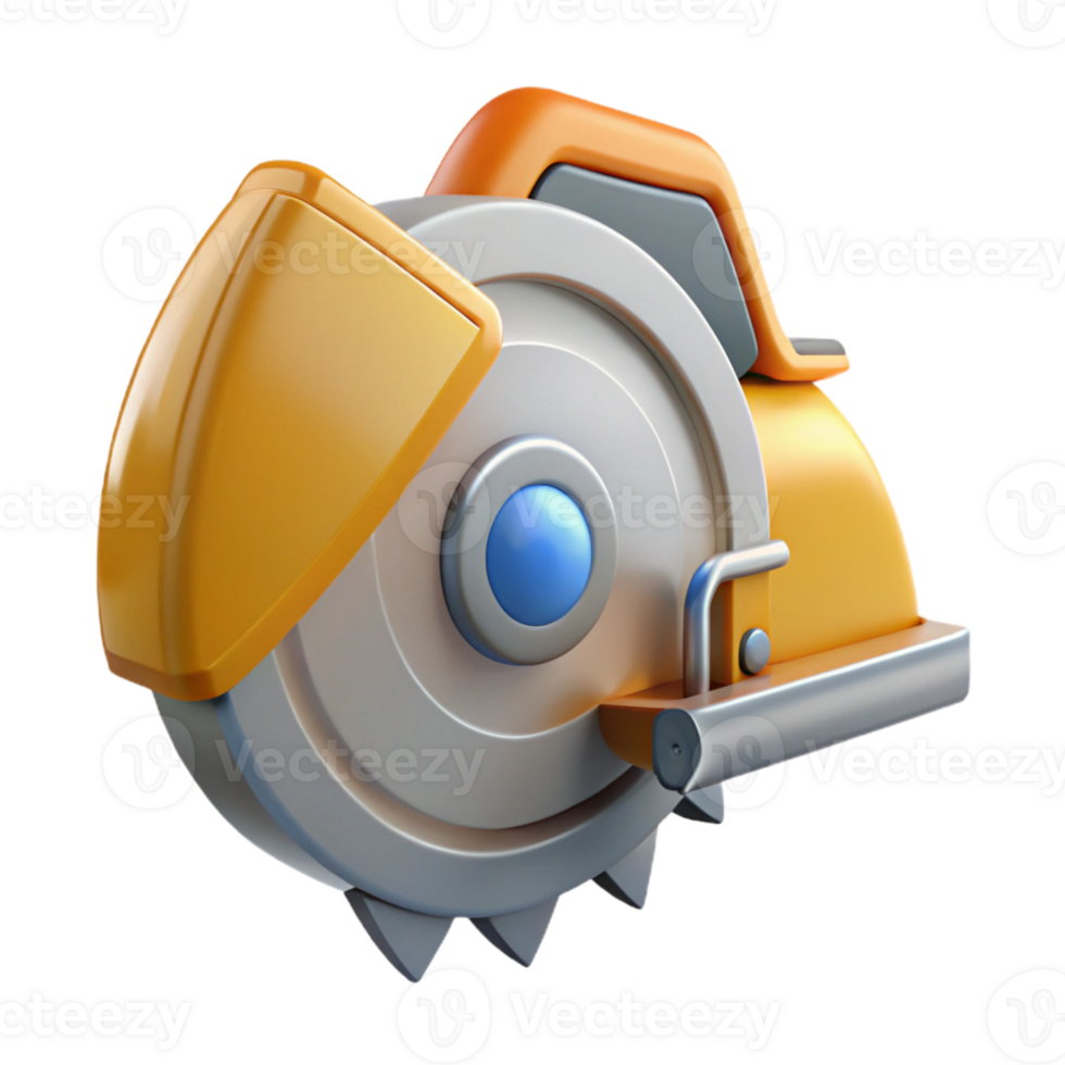 3D Render Circular Saw Icon png