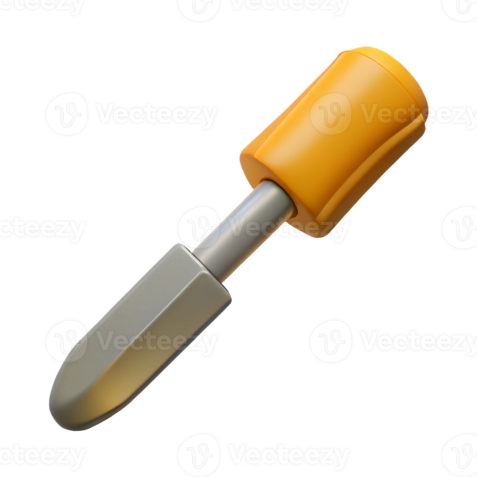3D Render Orange and Grey Tool Illustration png
